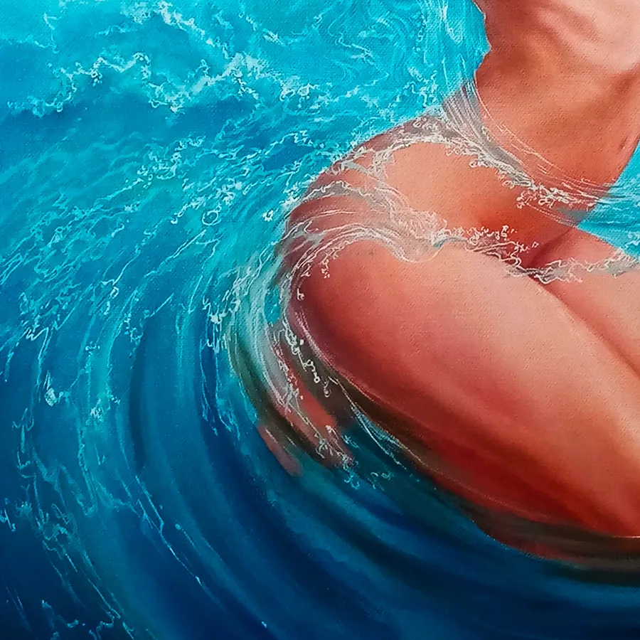 Aphrodite Day — painting detail 3