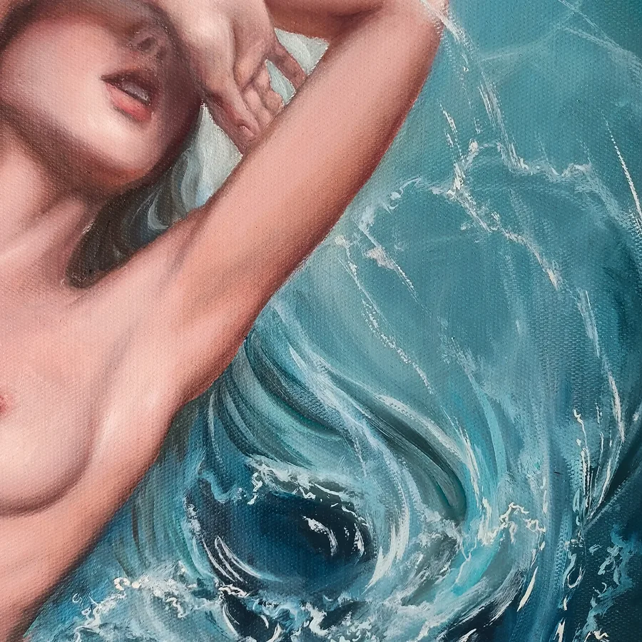 Aphrodite Morning — painting detail 3