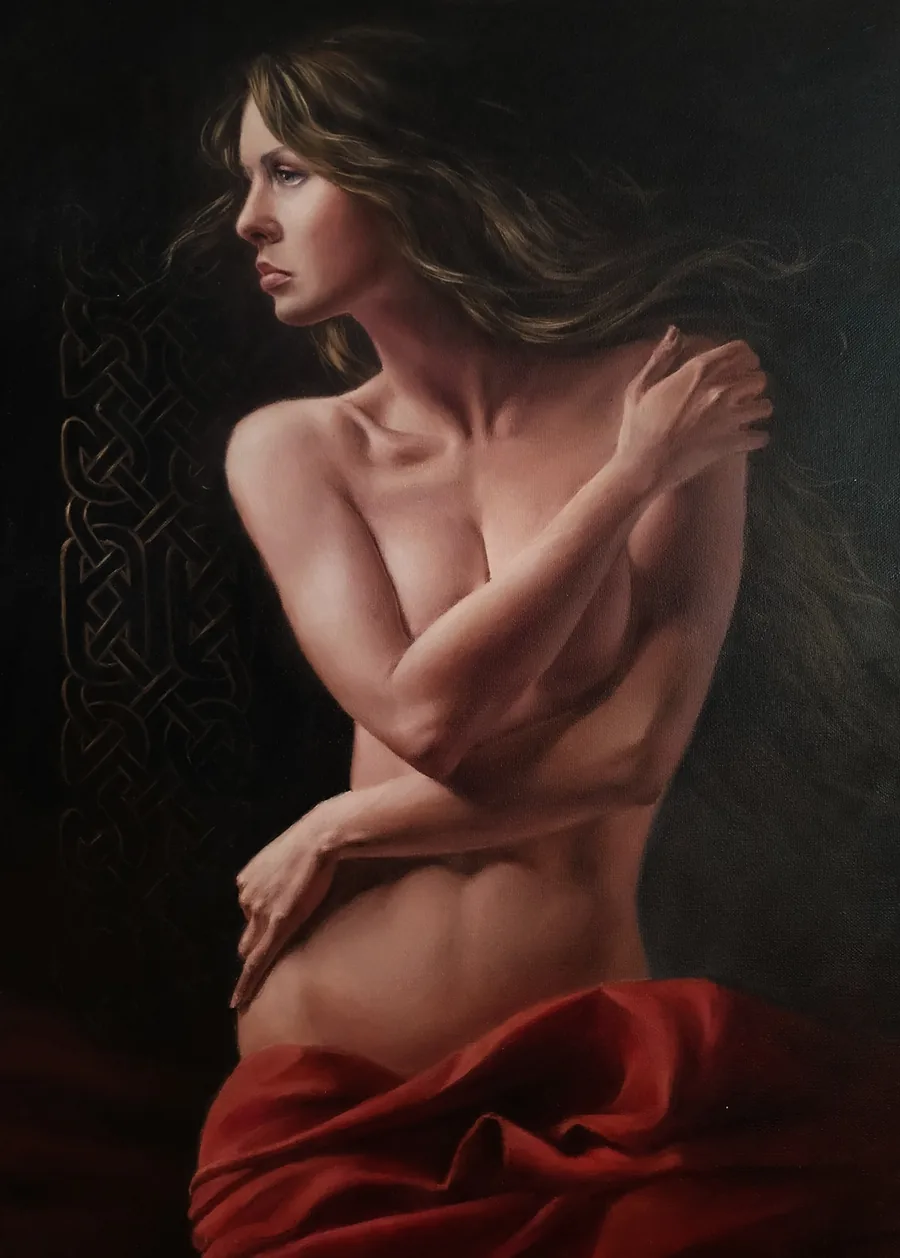 Aurora — original oil painting by Fedor Lantsov