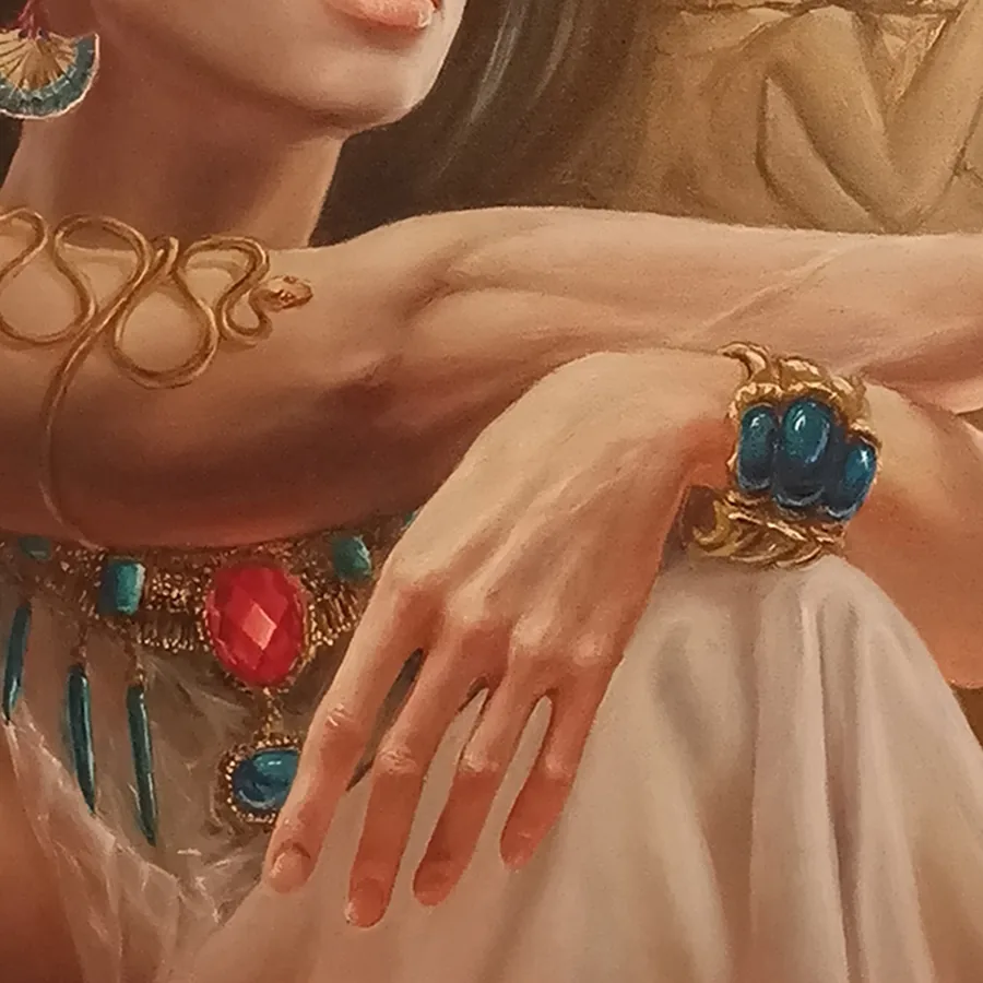 Cleopatra — painting detail 2