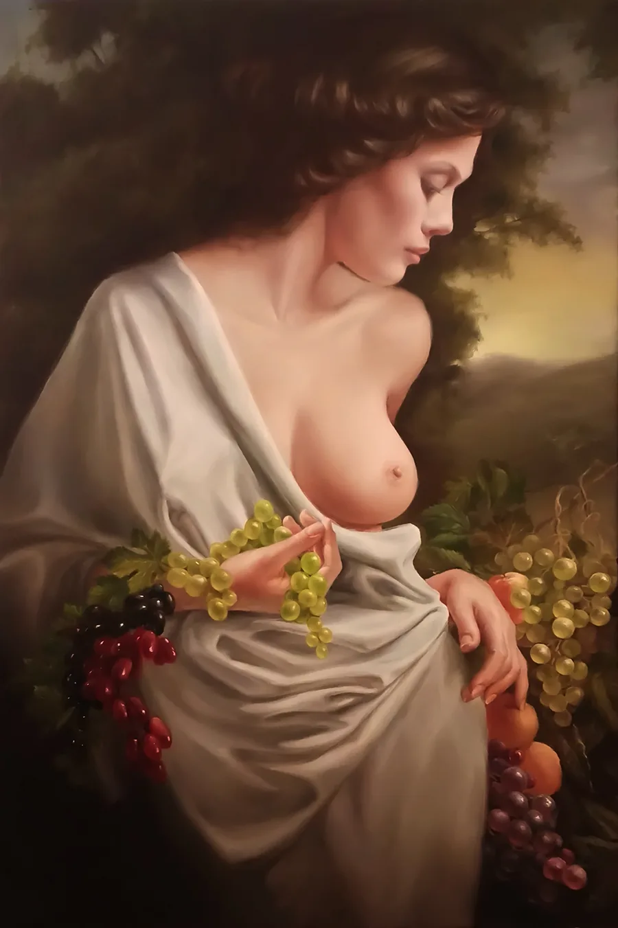 Demeter — original oil painting by Fedor Lantsov