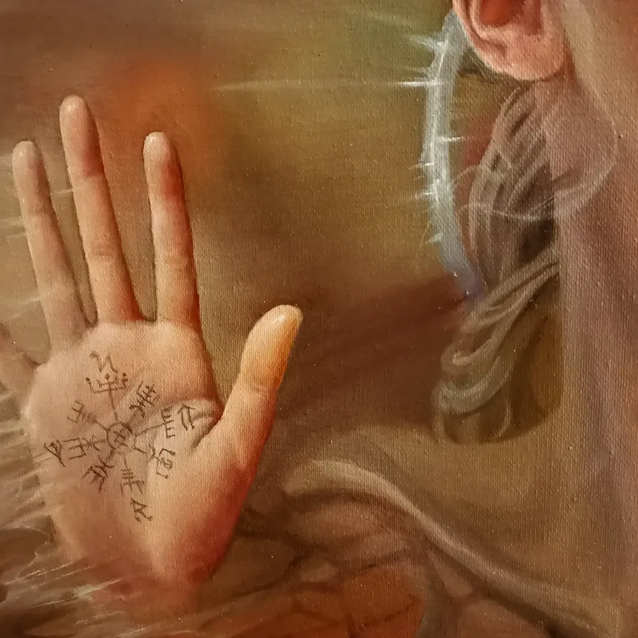 Shaman Dance — painting detail 2